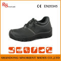 Ce Certificat Black Buffalo Leather ESD Chef Safety Shoes RS046